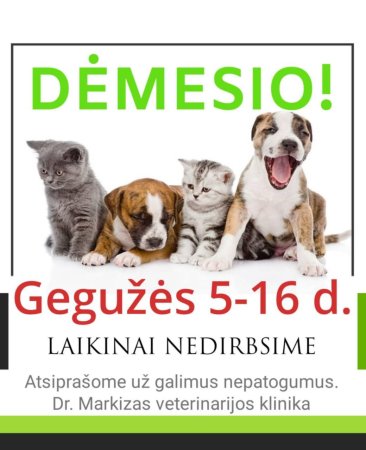 Laikinai nedirbsime